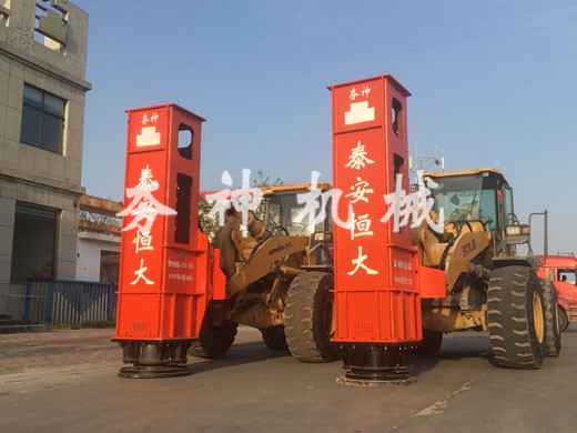 hc系列高速液壓夯實機案例