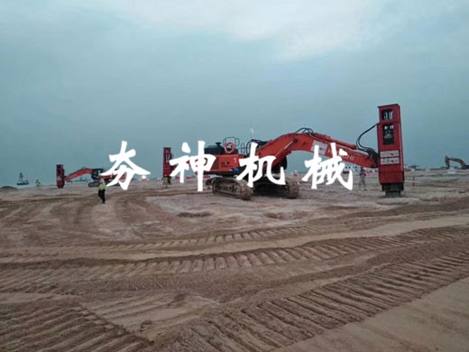 hc系列高速液壓夯實機案例